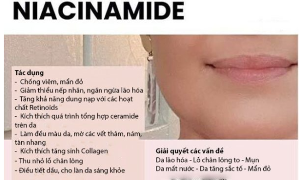 Công dụng của Niacinamide đối với làn da