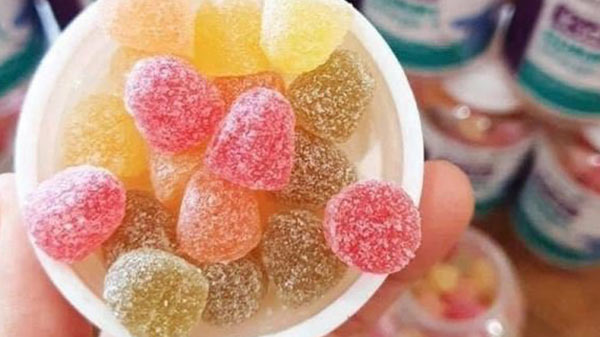Nếu ăn nhiều kẹo vitamin thì lượng đường dung nạp cũng sẽ tăng lên. 